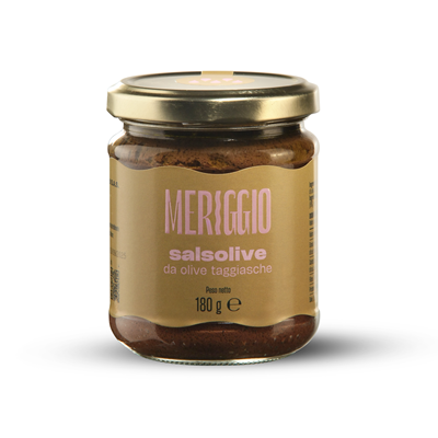 Salsolive da olive taggiasche, Meriggio, Piemonte