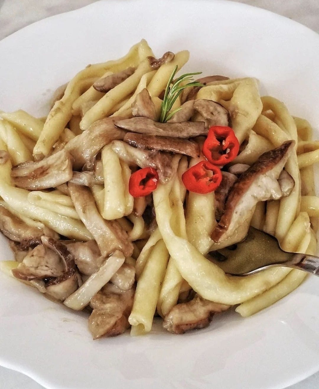 Calabrian Pasta With Porcini Mushrooms Recipe